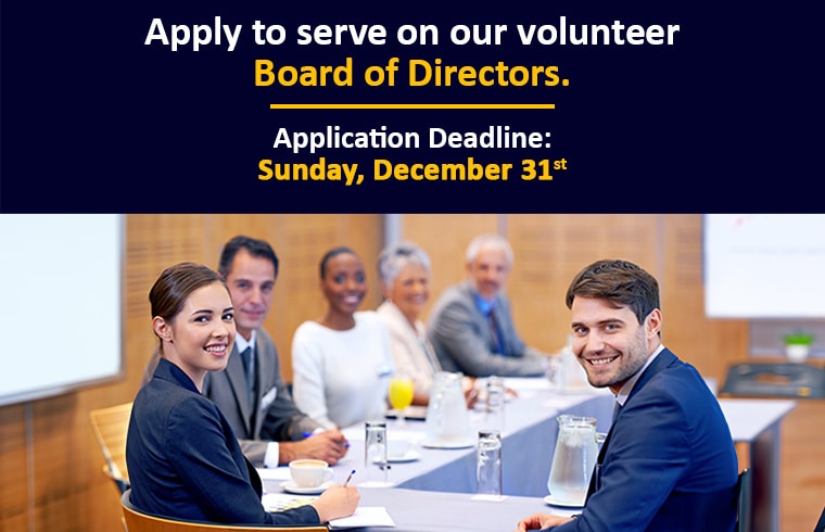 Apply to serve on our board of directors
